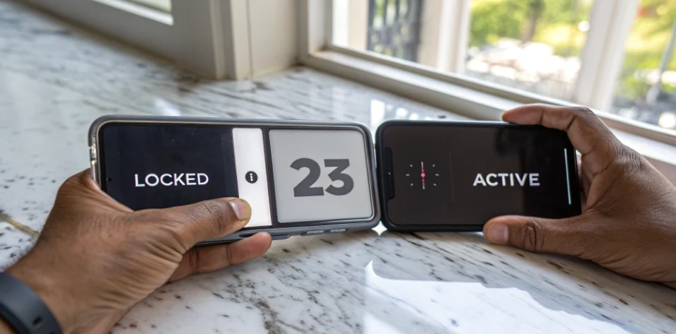 Smartphone wallet showing locked and active bonus balances in India.